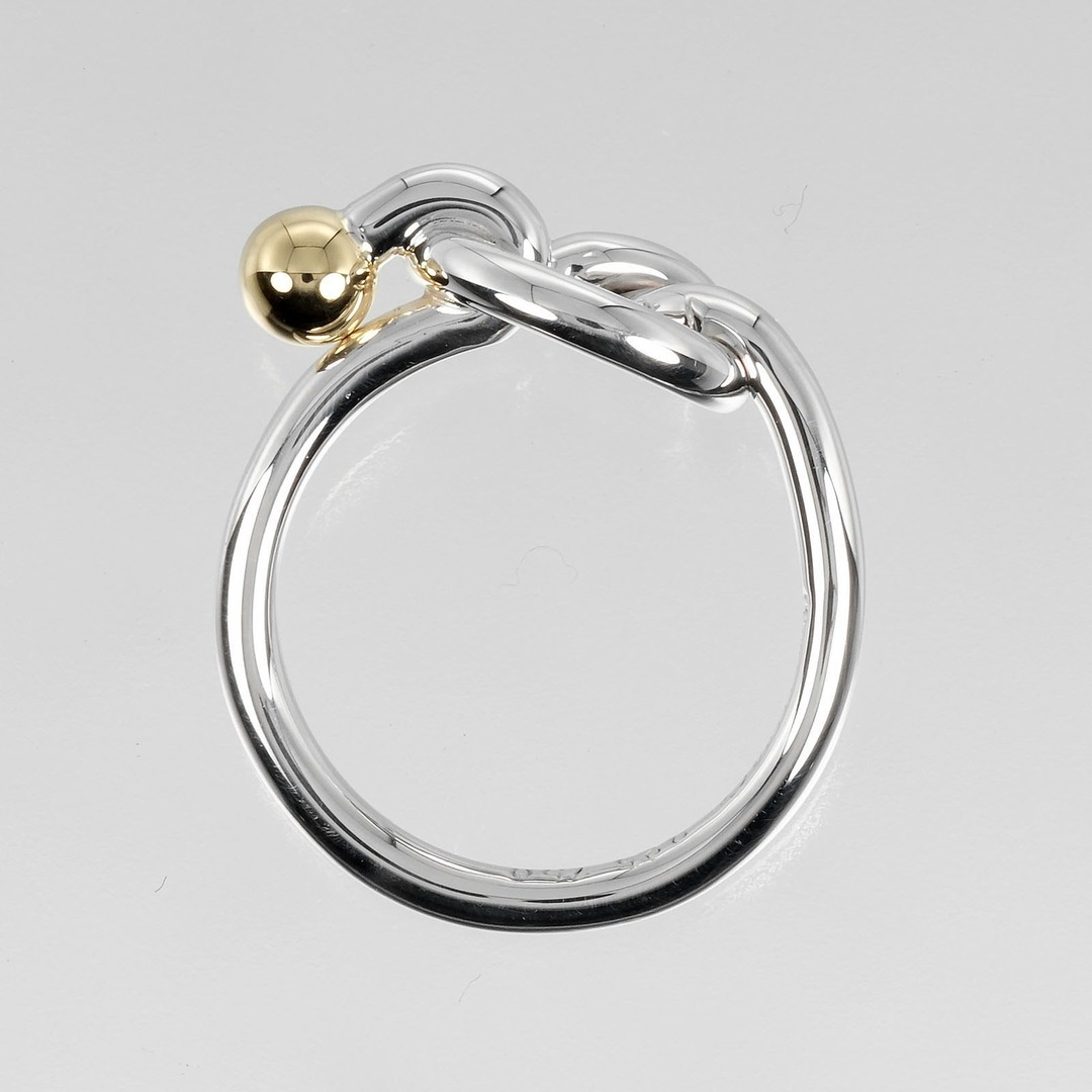 Tiffany & Co.(ティファニー)の【TIFFANY&Co.】ティファニー ラブノット シルバー925×K18イエローゴールド 6.5号 約2.86g レディース リング・指輪 レディースのアクセサリー(リング(指輪))の商品写真