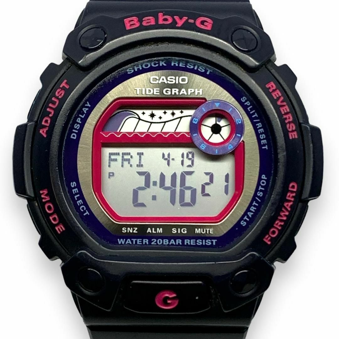 Baby-G(ベビージー)の【電池交換済】カシオ Baby-G BLX-102　ネイビー　レディース　腕時計 レディースのファッション小物(腕時計)の商品写真