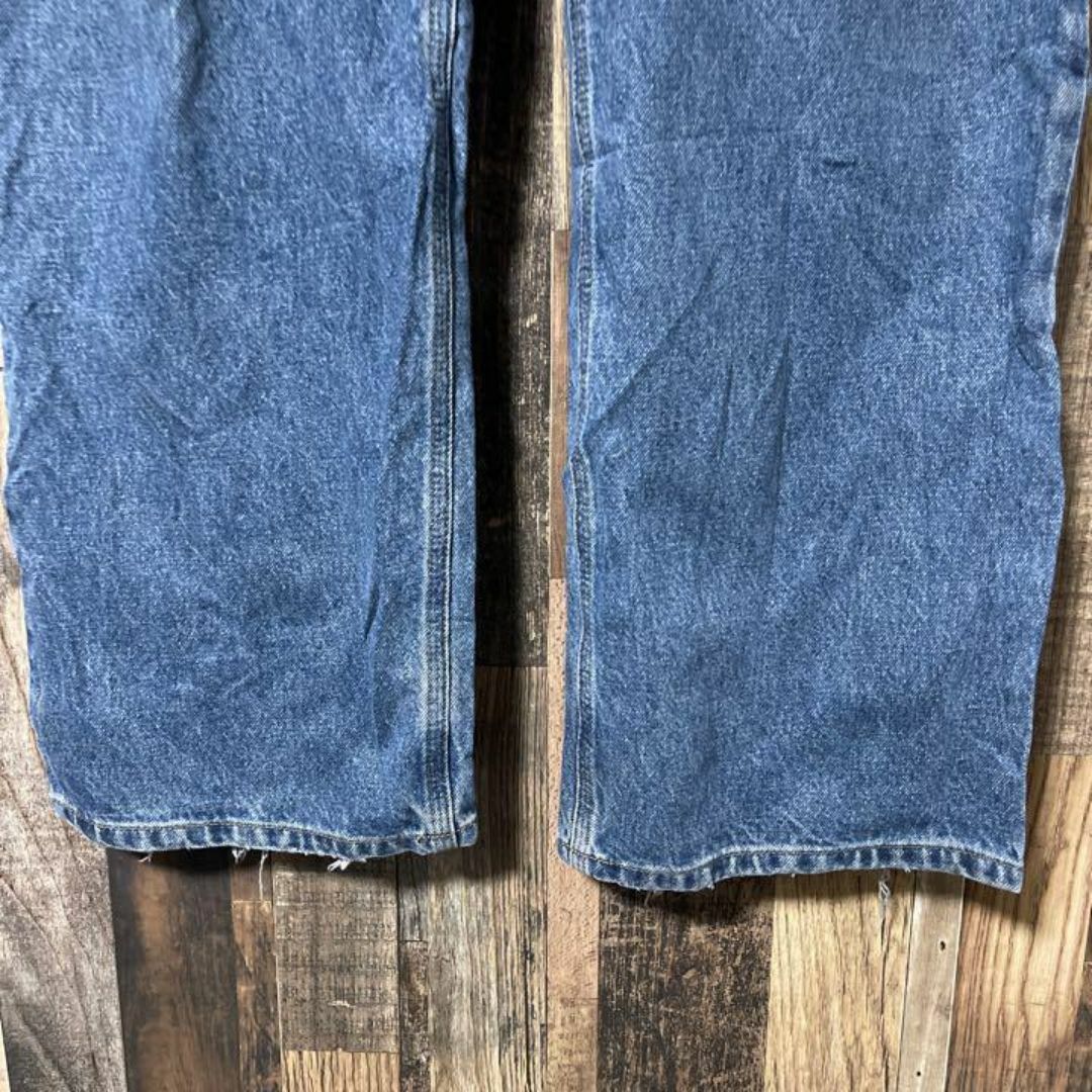 carhartt(カーハート)のカーハート メンズ デニム ロゴ 青 2XL 40 バギー パンツ USA古着 メンズのパンツ(デニム/ジーンズ)の商品写真