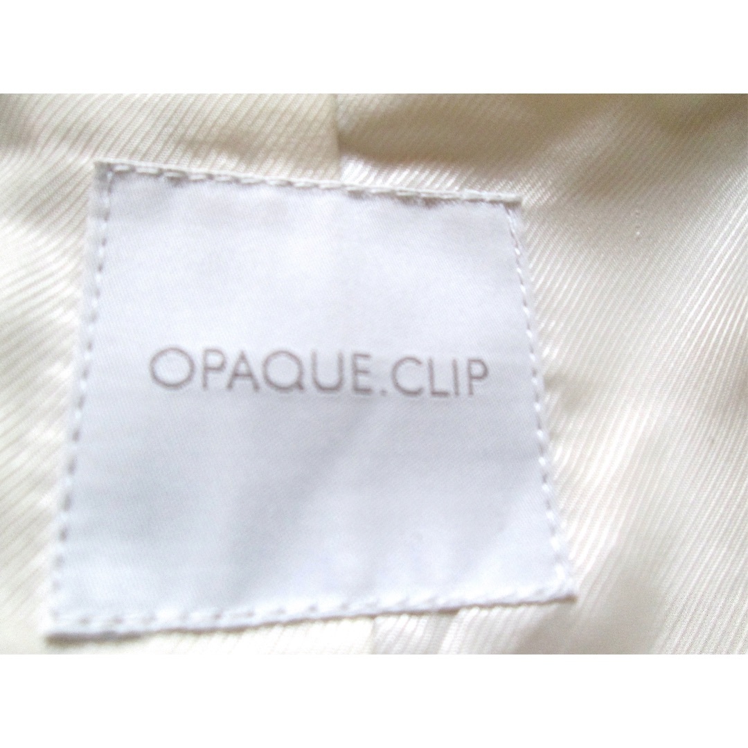 OPAQUE.CLIP(オペークドットクリップ)のボアコート♪OPAQUE.CLIP♪アイボリー♪サイズ40 レディースのジャケット/アウター(毛皮/ファーコート)の商品写真