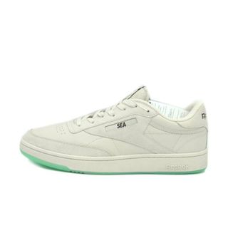 ウィンダンシー(WIND AND SEA)のウィンダーシー WIND AND SEA × アトモス atmos × リーボック Reebok ■ 【 CLUB C 85 Ivory 】 クラブ C 85 アイボリー ローカット スニーカー　f21076(スニーカー)