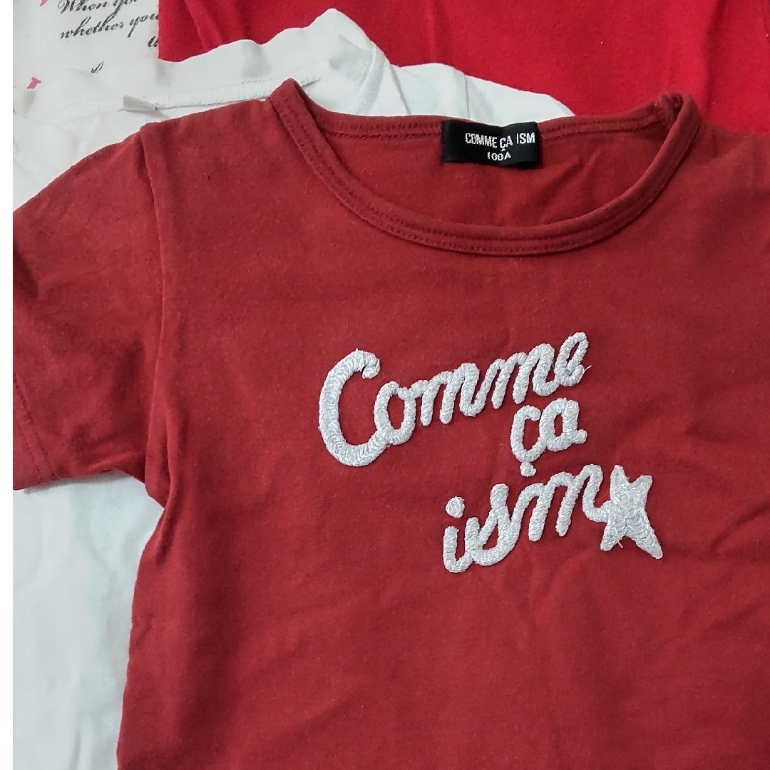 COMME CA ISM(コムサイズム)の100 女の子　夏服　Tシャツ　まとめ　コムサイズム　エニィファム キッズ/ベビー/マタニティのキッズ服男の子用(90cm~)(Tシャツ/カットソー)の商品写真