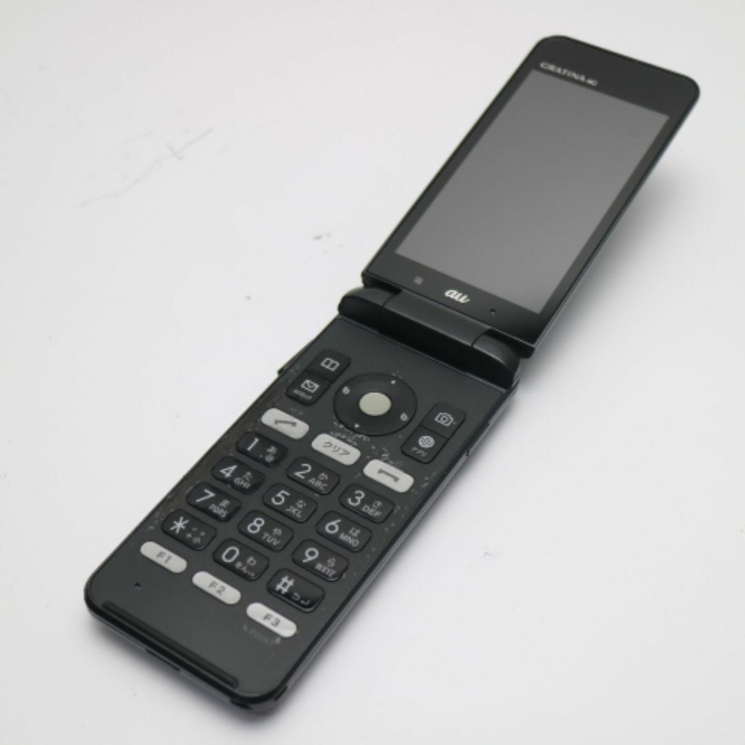 京セラ(キョウセラ)のau KYF31 GRATINA 4G ブラック M444 スマホ/家電/カメラのスマートフォン/携帯電話(携帯電話本体)の商品写真