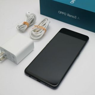 オッポ(OPPO)のSIMフリー OPPO Reno3 A ブラック M444(スマートフォン本体)