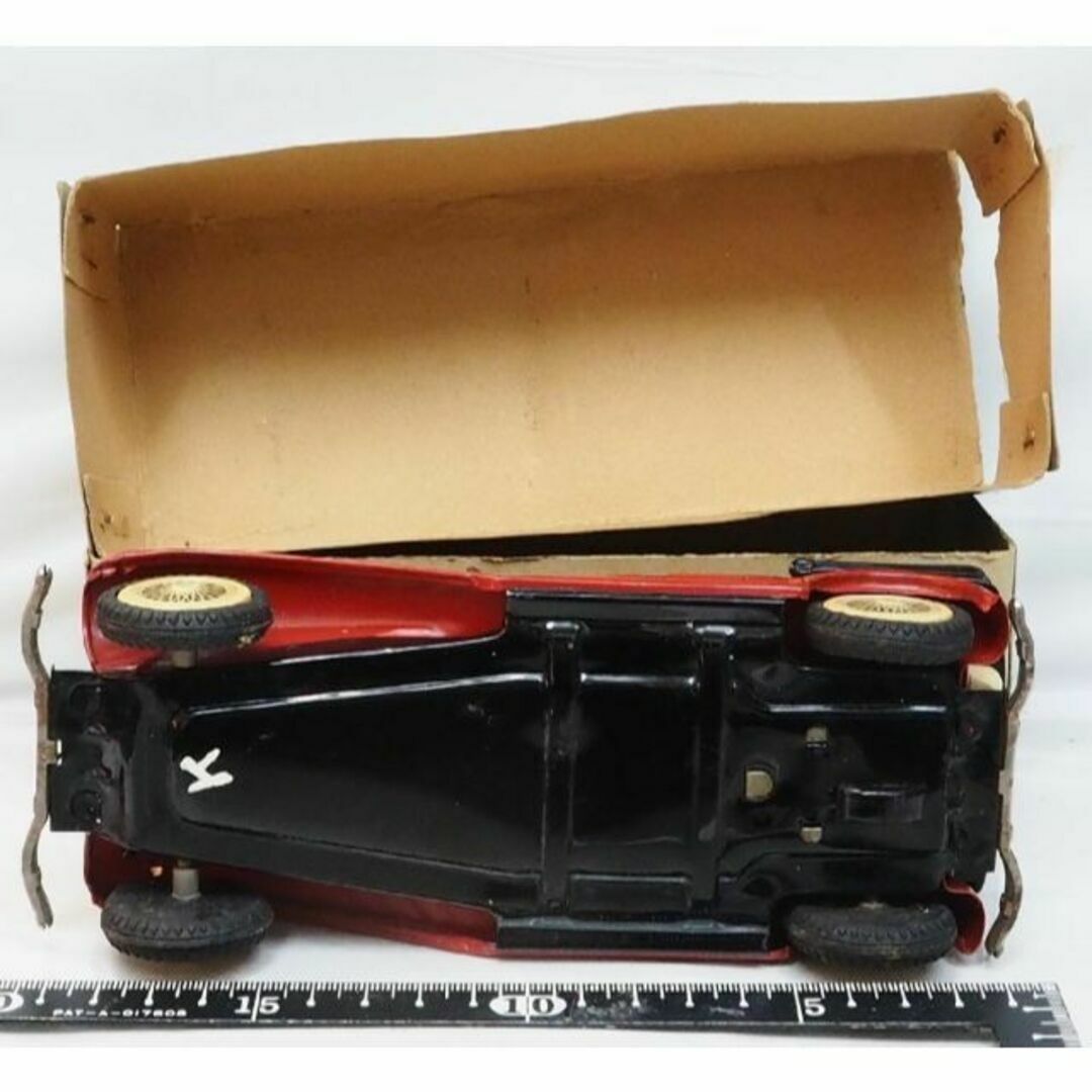 SSS【オールドタイマー コンバーチブル赤】ブリキ tin toy car 箱付 SSS【オールドタイマー コンバーチブル赤】ブリキ tin toy car 箱付