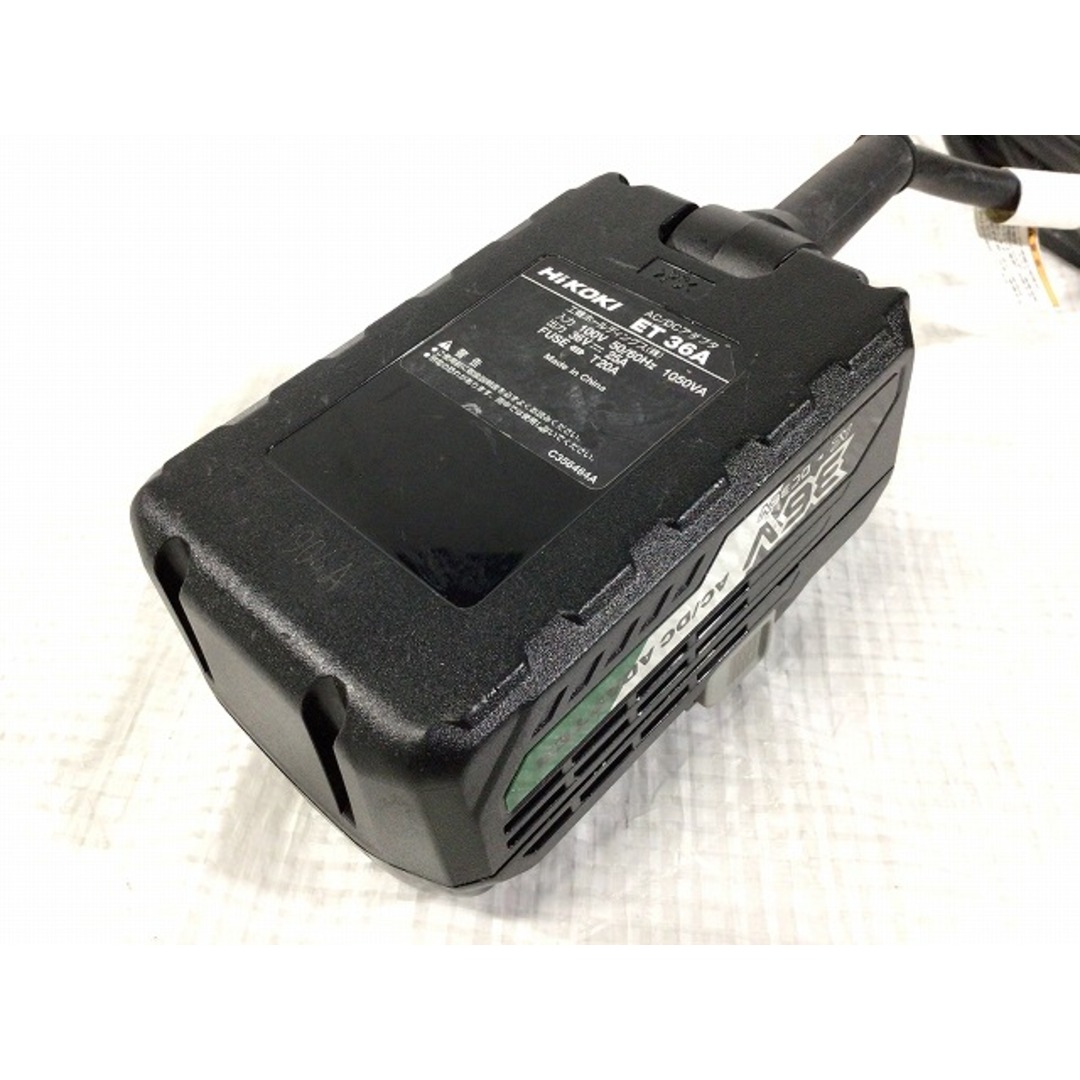 日立 - ☆中古品☆HiKOKI ハイコーキ AC/DCアダプター ET36A 36V 日立 - ☆中古品☆HiKOKI ハイコーキ AC/DCアダプター ET36A 36V