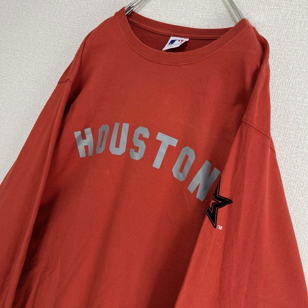 UNIQLO(ユニクロ)のユニクロ スウェットシャツ 赤 ヒューストン Houston メジャーリーグ メンズのトップス(Tシャツ/カットソー(七分/長袖))の商品写真