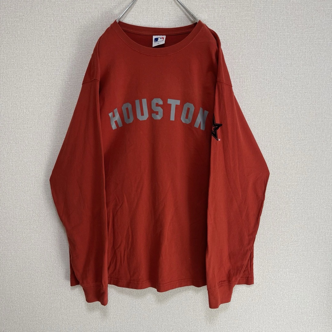 UNIQLO(ユニクロ)のユニクロ スウェットシャツ 赤 ヒューストン Houston メジャーリーグ メンズのトップス(Tシャツ/カットソー(七分/長袖))の商品写真