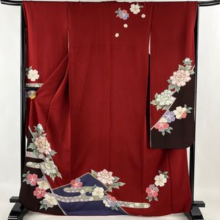 振袖 身丈166cm 裄丈66cm 正絹 秀品 【中古】(着物)