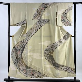 訪問着 身丈152cm 裄丈62.5cm 正絹 逸品 【中古】(着物)