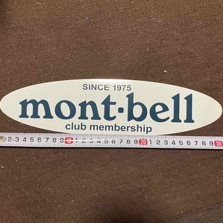 モンベル　大ステッカー 1枚 30cm mont-bell  美品(その他)