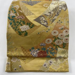 袋帯 美品 名品 六通 正絹 【中古】(帯)