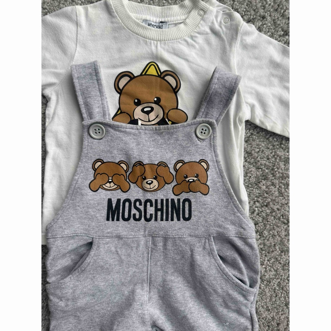 MOSCHINO(モスキーノ)のモスキーノ　MOSCHINO  BABY 上下セット キッズ/ベビー/マタニティのベビー服(~85cm)(カバーオール)の商品写真