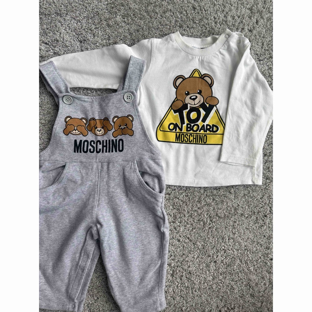 MOSCHINO(モスキーノ)のモスキーノ　MOSCHINO  BABY 上下セット キッズ/ベビー/マタニティのベビー服(~85cm)(カバーオール)の商品写真