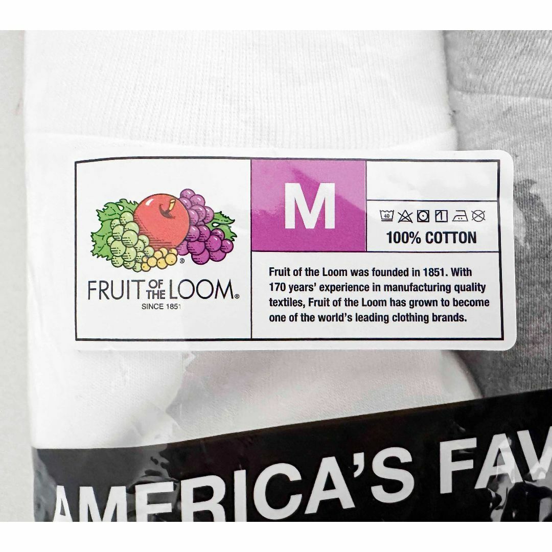 FRUIT OF THE LOOM(フルーツオブザルーム)の3枚セット M ★ コストコ フルーツオブザルーム 6オンス 半袖 Tシャツ メンズのトップス(Tシャツ/カットソー(半袖/袖なし))の商品写真