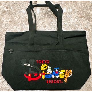 ディズニー(Disney)のディズニー　東京ディズニーリゾート　ロゴ　刺繍　トートバッグ　レトロ(キャラクターグッズ)