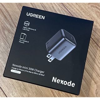 ユーグリーン(UGREEN)のUGREEN Nexode Mini 30W PD GaNFastⅡ(バッテリー/充電器)