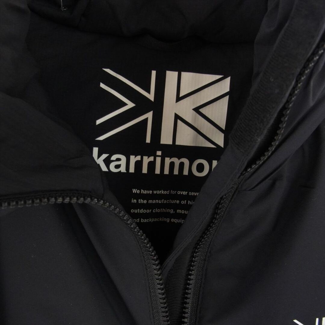 karrimor(カリマー)のKarrimor カリマー ダウンジャケット 101504 insulation LT hoodie インサレーション LT フーディ 中綿プリマロフト ジャケット ブラック系 S【極上美品】【中古】 メンズのジャケット/アウター(その他)の商品写真