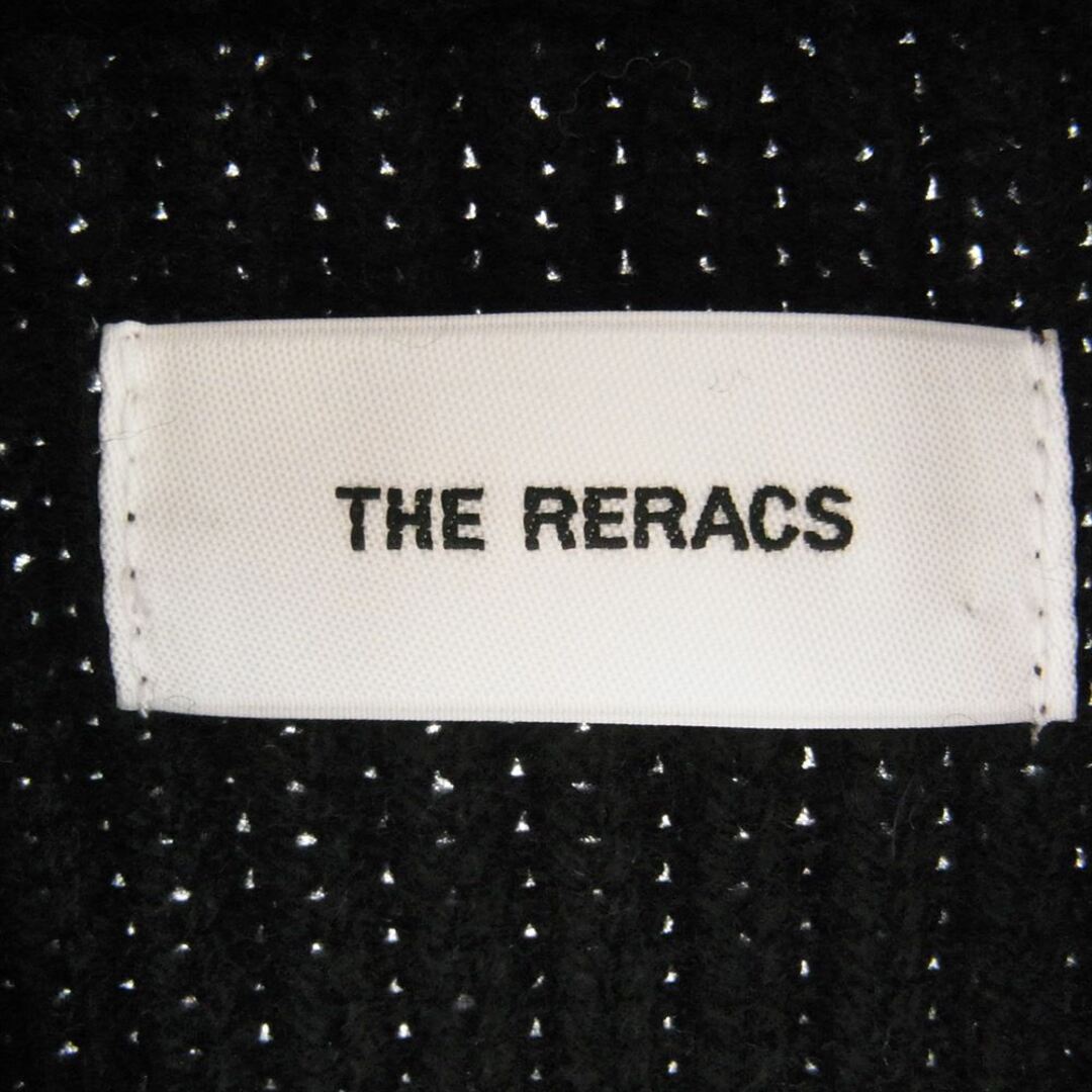 THE RERACS ザリラクス ニット 23AW 23FW-REKN-354-J BULKY CASHMERE SILK DRIVERS KNIT ウール カシミヤ シルク混 ドライバーズニット ジップアップ カーディガン ブラック系 FREE【新古品】【未使用】【中古】 メンズのトップス(ニット/セーター)の商品写真