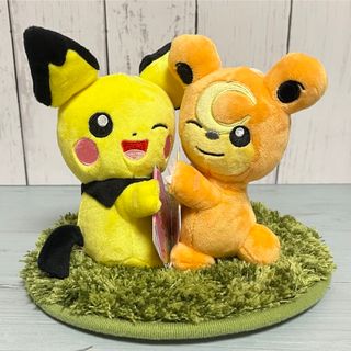 ポケモン(ポケモン)のポケットモンスター ほぺぴたぬいぐるみ ピチュー ヒメグマ(ぬいぐるみ)