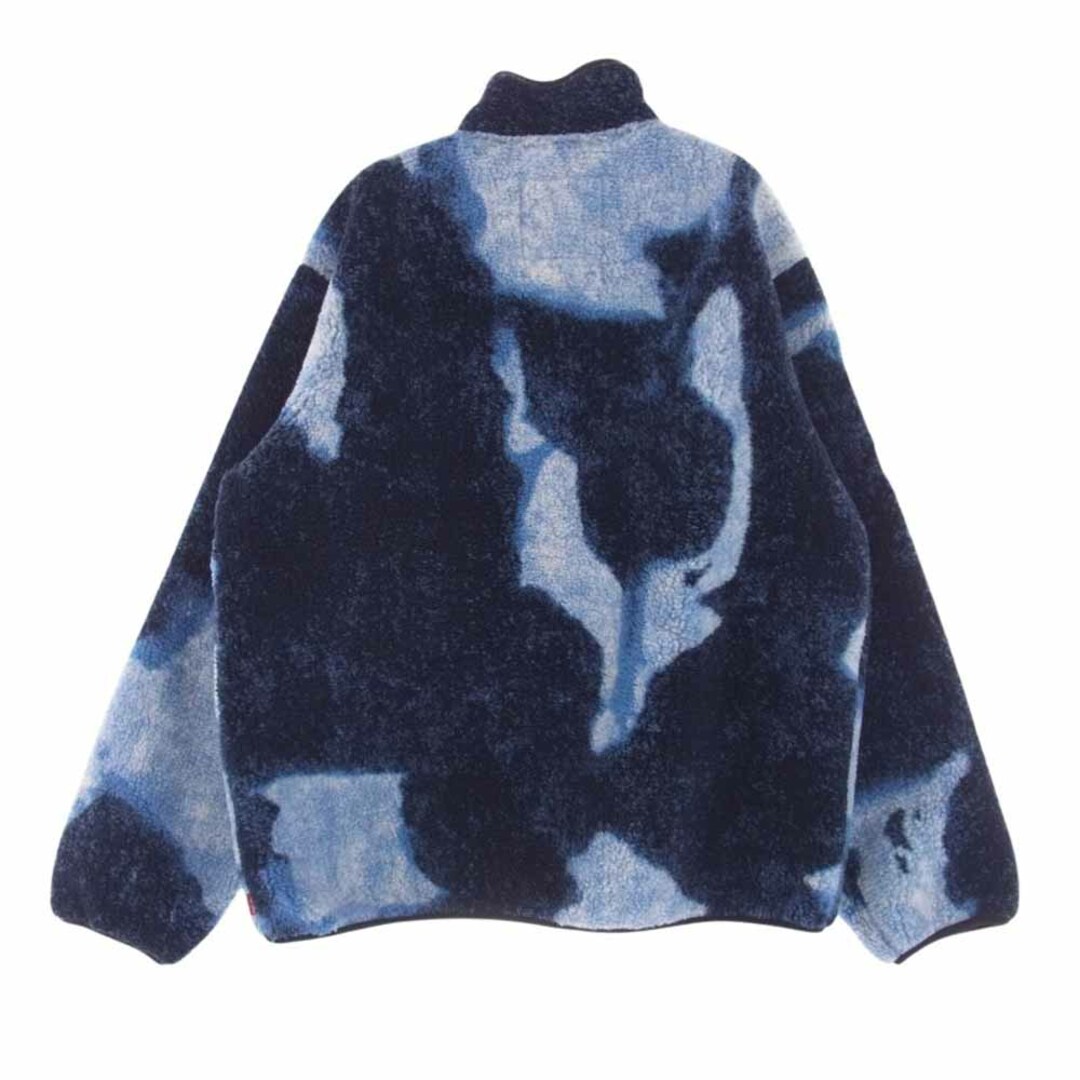 Supreme(シュプリーム)のSupreme シュプリーム ジャケット THE NORTH FACE ノースフェイス 21AW NA52100I Bleached Denim Print Fleece Jacket ブリーチドデニムプリント フリースジャケット ブルー系 L【中古】 メンズのジャケット/アウター(その他)の商品写真