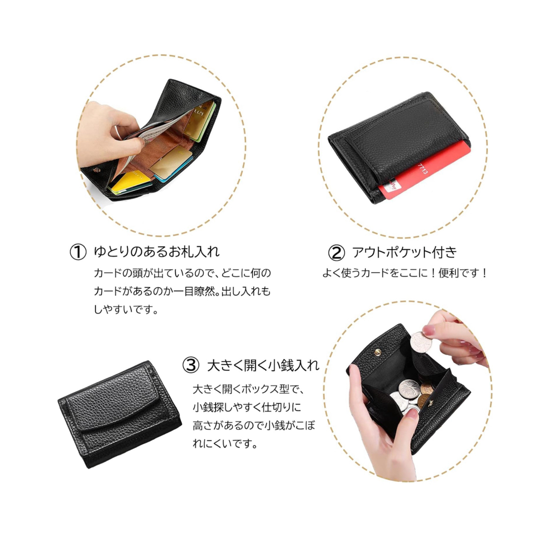 [TOEDNNQI] 財布 ミニ財布 レディース 小さい コンパクト レディースのファッション小物(財布)の商品写真