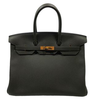 　エルメス HERMES バーキン35 Y刻印 ヴェールグリス ゴールド金具 トゴ メンズ ハンドバッグ