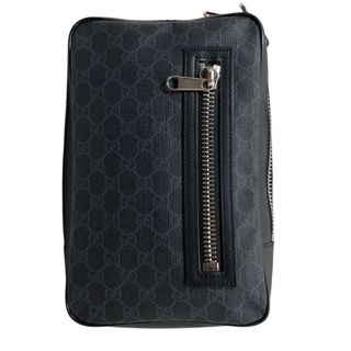 グッチ(Gucci)の　グッチ GUCCI ソフトGGスプリーム スリングバックパック 478325 グレー GGスプリーム メンズ ボディバッグ(ボディーバッグ)