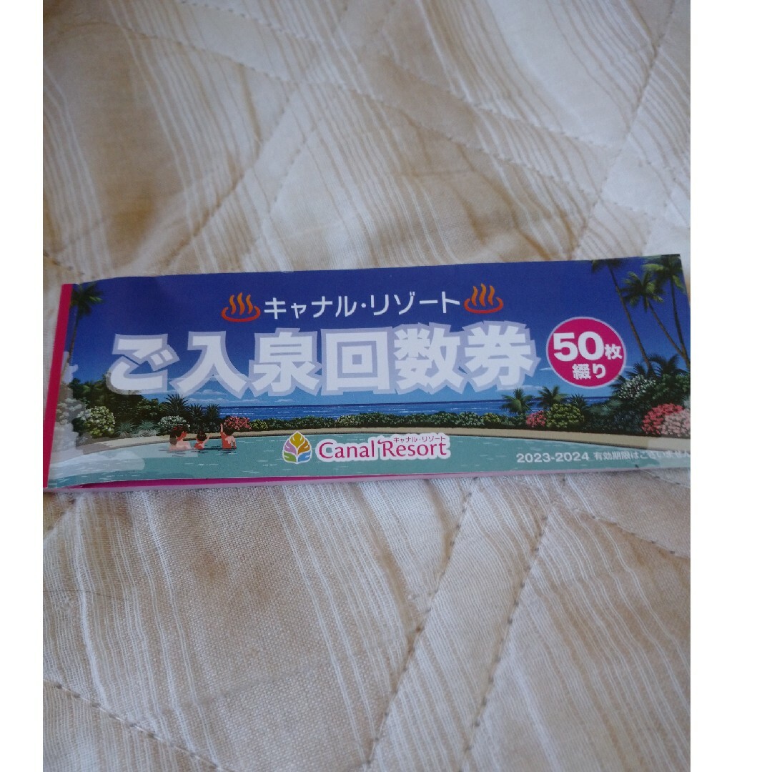 キャナルリゾート45枚 チケットの施設利用券(その他)の商品写真