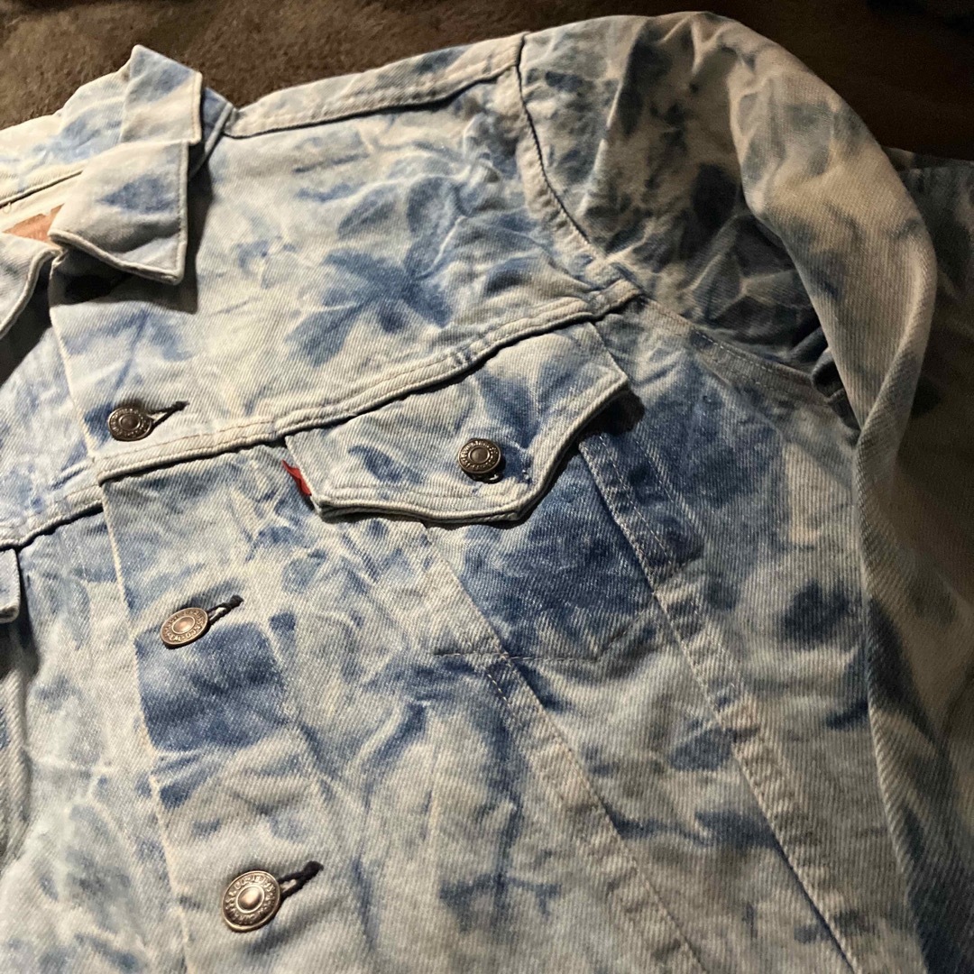 Supreme(シュプリーム)の70s vintage levis70505 ブリーチデニムジャケット希少サイズ メンズのジャケット/アウター(Gジャン/デニムジャケット)の商品写真