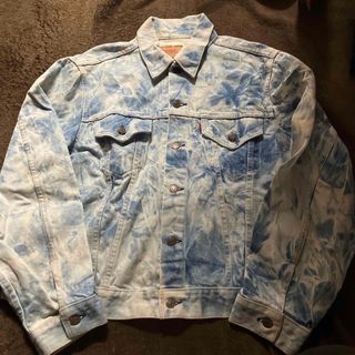 シュプリーム(Supreme)の70s vintage levis70505 ブリーチデニムジャケット希少サイズ(Gジャン/デニムジャケット)