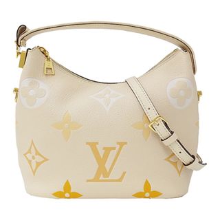 ルイヴィトン(LOUIS VUITTON)のルイ・ヴィトン LOUIS VUITTON バッグ モノグラム アンプラント レディース ブランド ハンドバッグ ショルダーバッグ 2way マシュマロ PM クレームサフラン ベージュ M45698 手さげ 肩がけ ゴールドチェーン おしゃれ おでかけ 暖色 【中古】(ハンドバッグ)