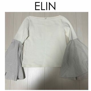 ELIN - ELIN 変形　ベルスリーブ　カットソー