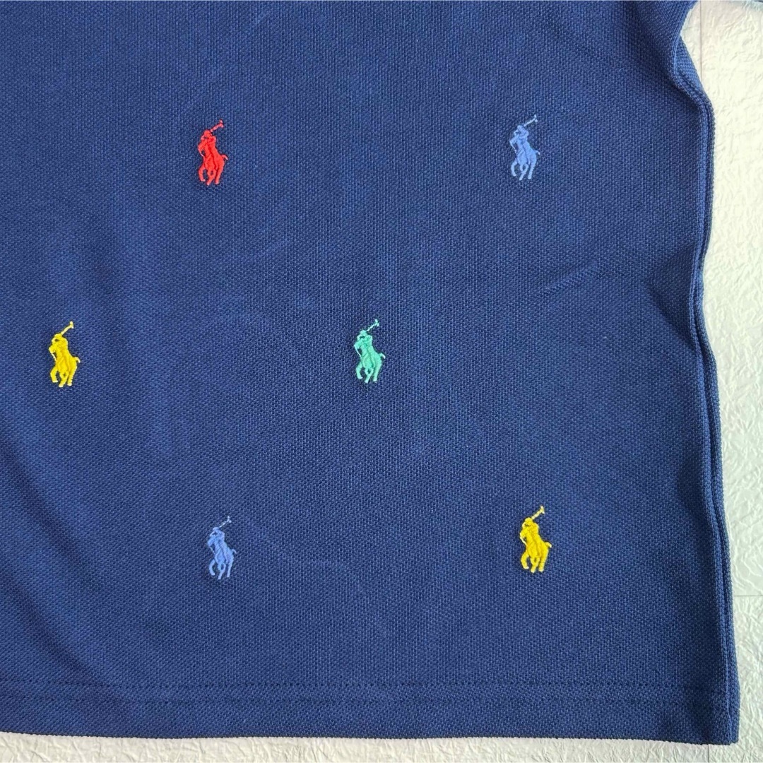 POLO RALPH LAUREN(ポロラルフローレン)の新作◇ラルフローレンポロポニーメッシュTシャツ ネイビー 3T/100 キッズ/ベビー/マタニティのキッズ服男の子用(90cm~)(Tシャツ/カットソー)の商品写真