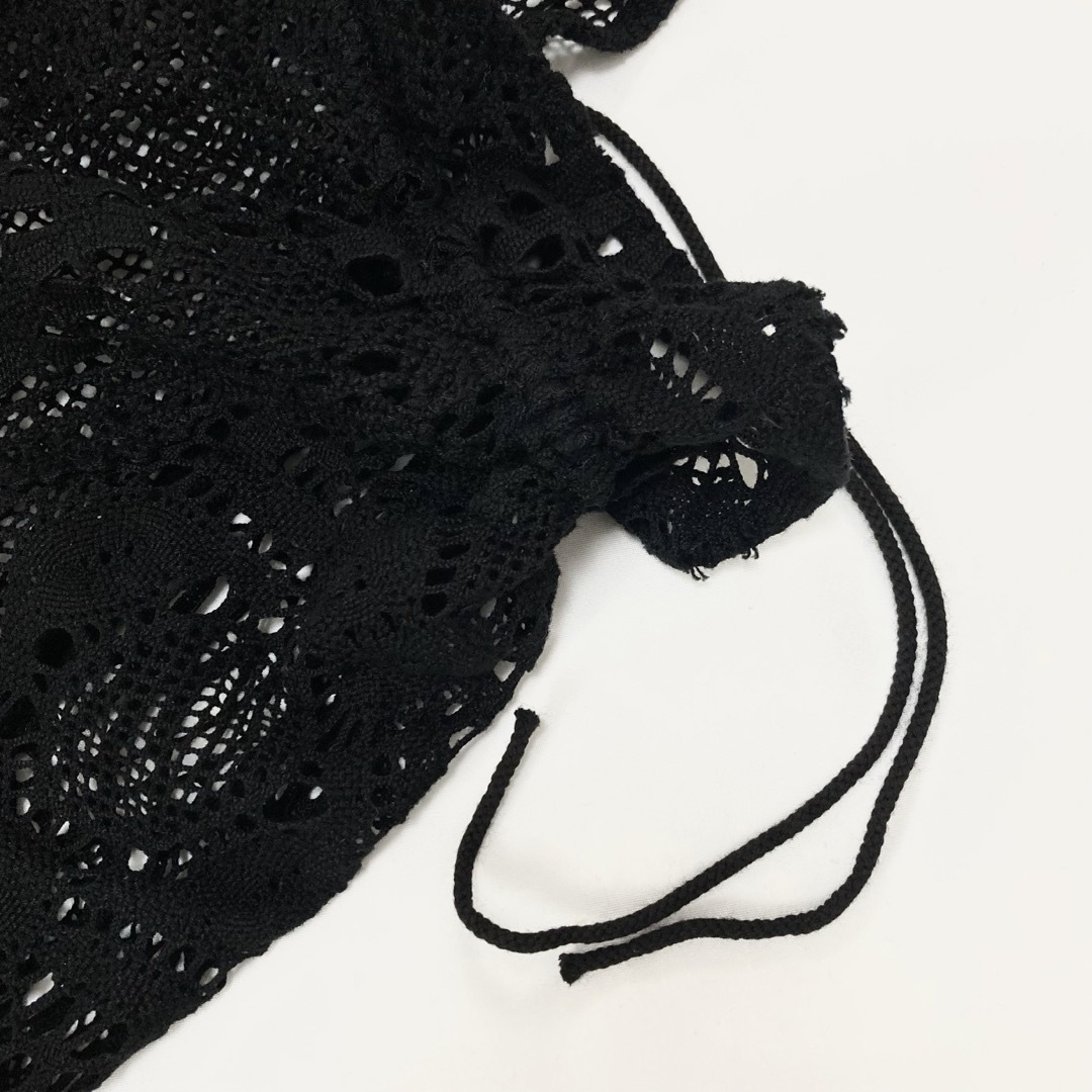 Y's(ワイズ)のY's 22SS LACE SINGLE STRAP DRESS 黒 レディースのワンピース(その他)の商品写真