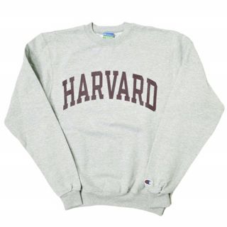 チャンピオン(Champion)のChampion チャンピオン US企画 ECO FLEECE HARVARD SWEATSHIRTS 裏起毛 ハーバード大学 カレッジスウェット CS1220930 S グレー トレーナー プルオーバー トップス【新古品】【中古】【Champion】(スウェット)