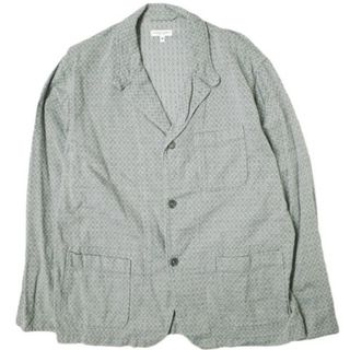 エンジニアードガーメンツ(Engineered Garments)のEngineered Garments エンジニアードガーメンツ アメリカ製 Loiter Jacket Foulard Jacquard ロイタージャケット フーラードジャガード M Grey テーラード アウター【中古】【Engineered Garments】(テーラードジャケット)