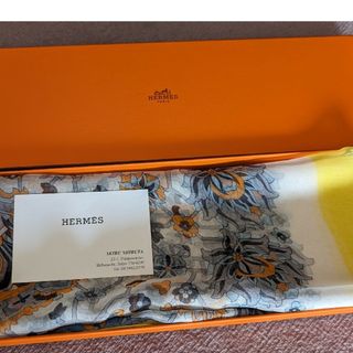 Hermes - 新品未使用　エルメス　HERMES シルクシフォン(シルクモスリン)　ストール