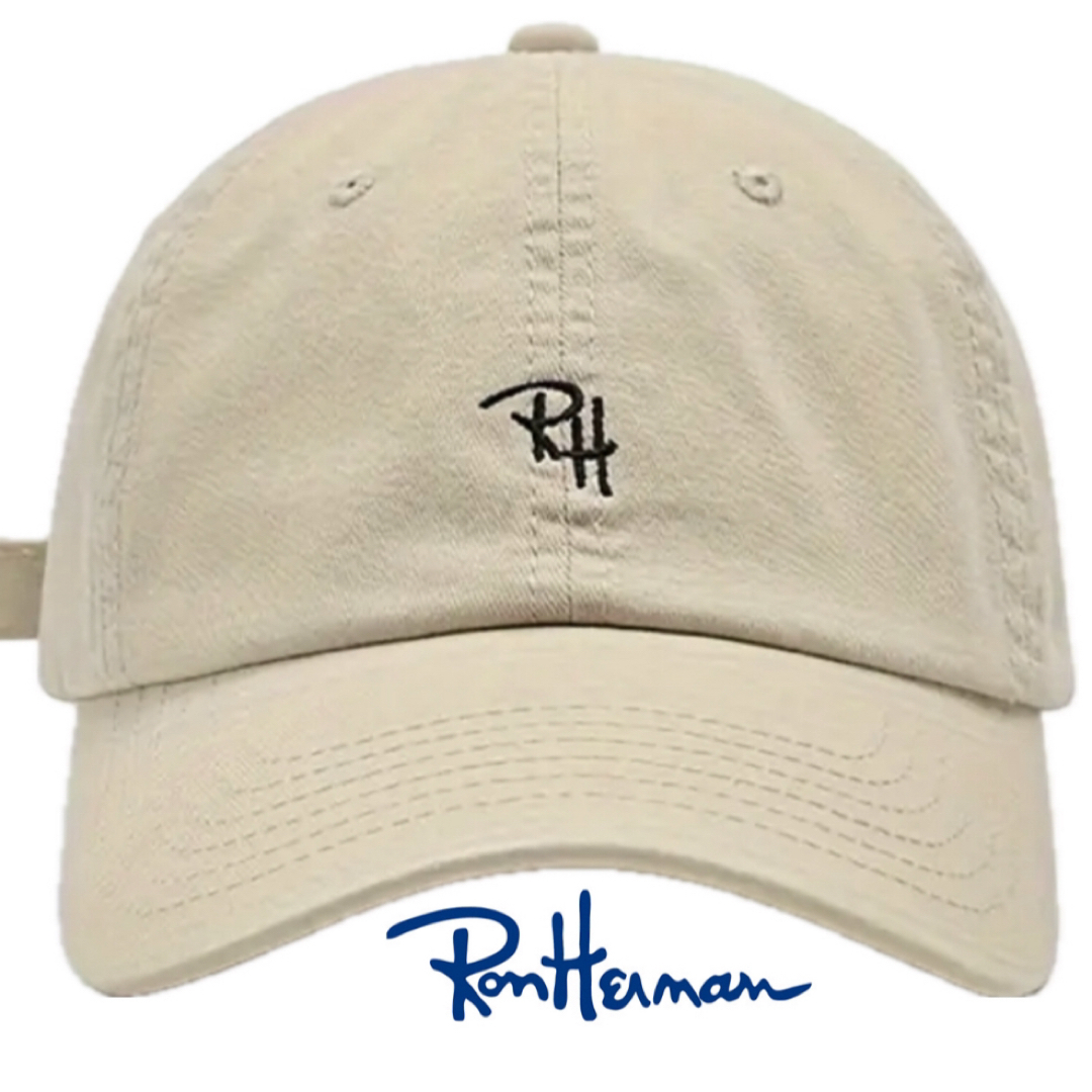 Ron Herman(ロンハーマン)の新品未使用　rh ロンハーマン  男女兼用　ベージュ　キャップ　帽子 レディースの帽子(キャップ)の商品写真