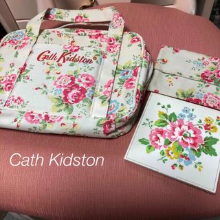 キャスキッドソン(Cath Kidston)のキャスキッドソン　マルチバニティバッグ　ティシュケースセット(ポーチ)