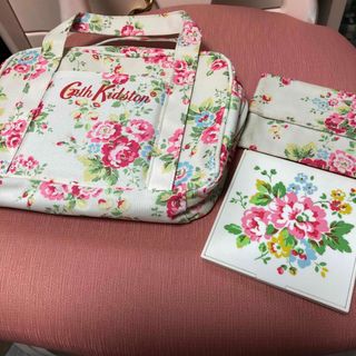 Cath Kidston - キャスキッドソン　マルチバニティバッグ　ティシュケースセット