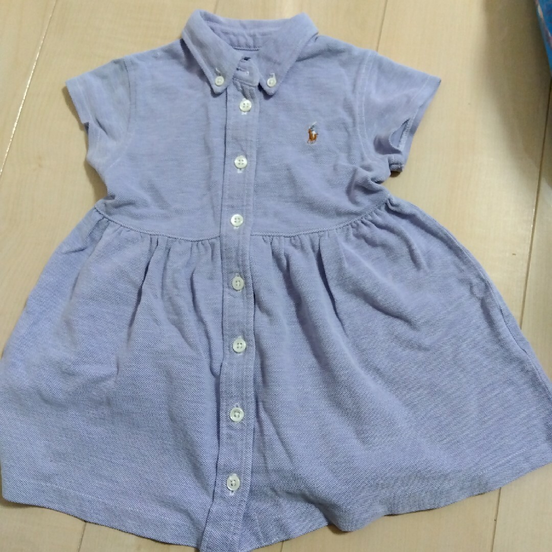 POLO RALPH LAUREN(ポロラルフローレン)のラルフローレン　ベビーワンピース80 キッズ/ベビー/マタニティのベビー服(~85cm)(ワンピース)の商品写真