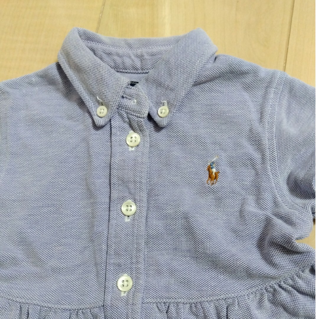 POLO RALPH LAUREN(ポロラルフローレン)のラルフローレン　ベビーワンピース80 キッズ/ベビー/マタニティのベビー服(~85cm)(ワンピース)の商品写真