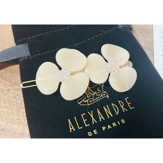 アレクサンドルドゥパリ(Alexandre de Paris)のALEXANDRE DE PARIS  CAMELIA PASTEL(ヘアピン)