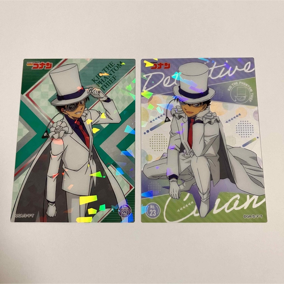 名探偵コナン(メイタンテイコナン)の怪盗キッド　キラキラクリアカードコレクション エンタメ/ホビーのアニメグッズ(カード)の商品写真