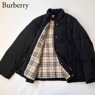 バーバリー(BURBERRY)の美品　Burberry バーバリー　ダウンジャケット　ブルゾン　ノバチェック(ダウンジャケット)