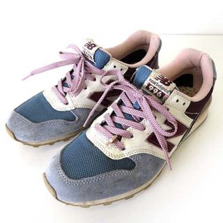 ニューバランス(New Balance)のニューバランス 996 スニーカー シューズ グレー 白 ピンク 24.5cm(スニーカー)