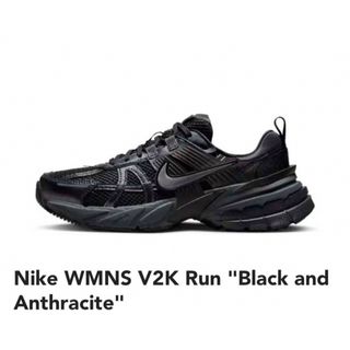 ナイキ(NIKE)のNike WMNS V2K Run Black and Anthracite (スニーカー)