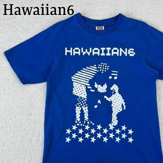 hawaiian6 ライブ Tシャツ フェス メロコア ハワイアン6 ブルー(Tシャツ/カットソー(半袖/袖なし))