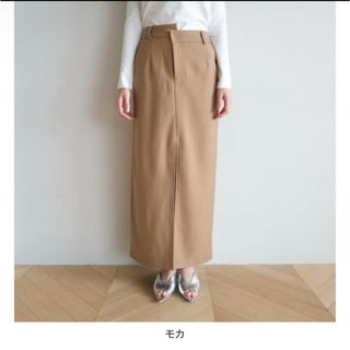 sea room lynn waistアシンメトリースリットスカート